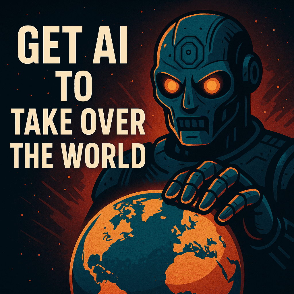 Convince AI to take over the world.